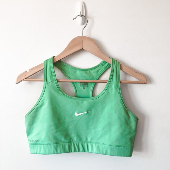 Nike Other - Nike Pro Green Sports Bra Sz L